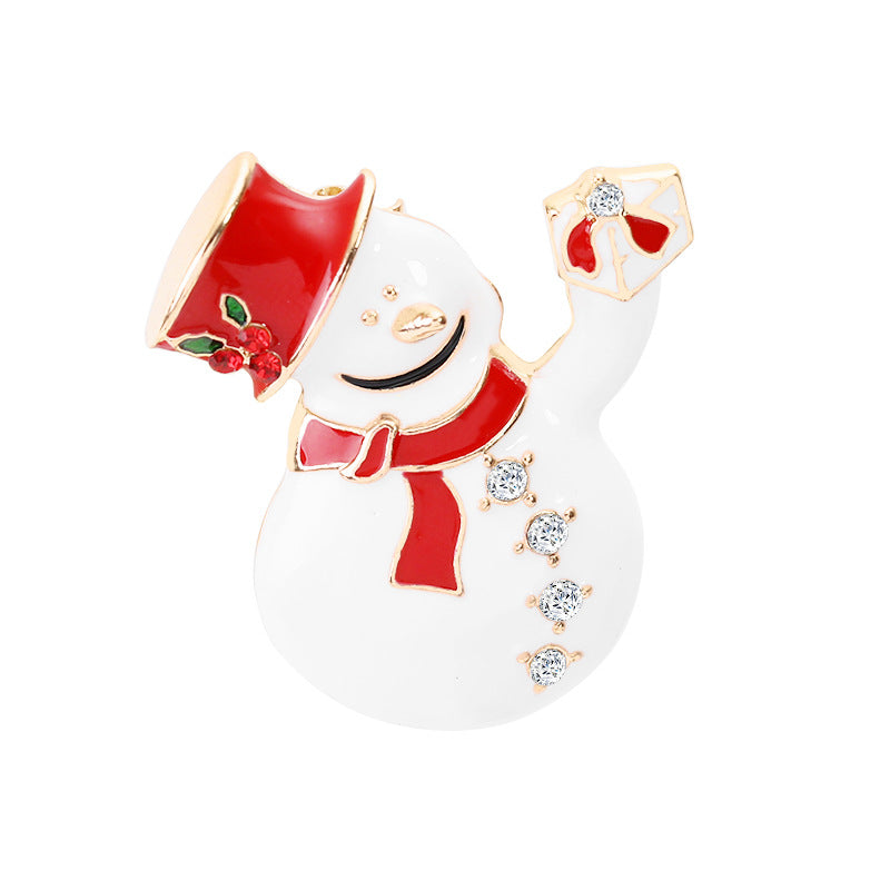 Christmas Brooch Christmas Stockings Bell Candy Christmas Snowman Corsage Christmas Tree Brooch